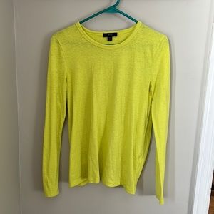 J. Crew LS Tie Back Tee
